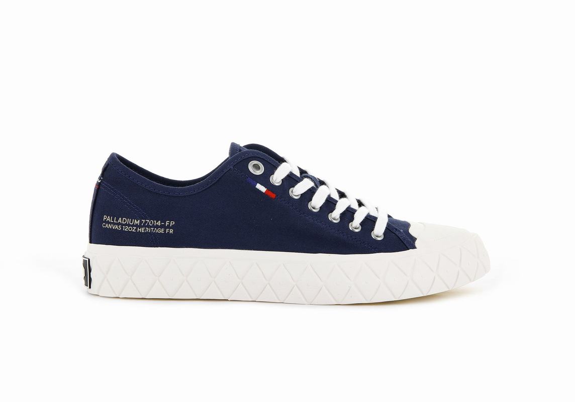 Palladium Palla Ace Canvas Damen Niedrige Sneaker Indigo ||068792-DWT||